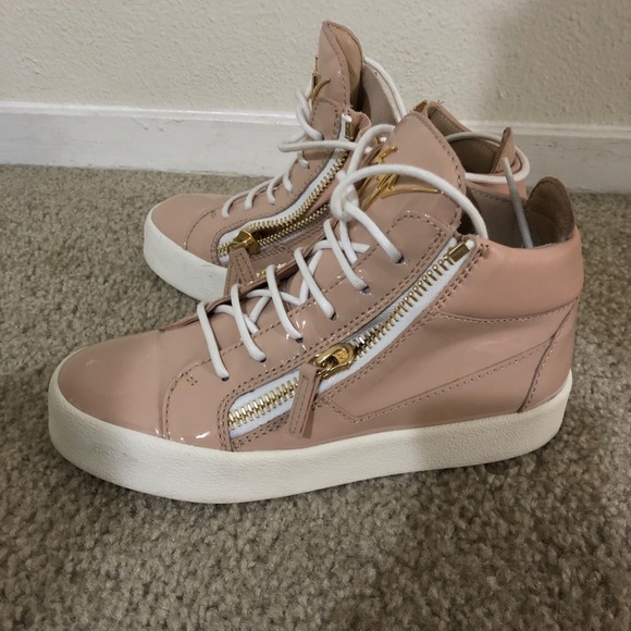 giuseppe zanotti GZ pink sneakers size 35 - Picture 2 of 4